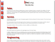 Tablet Screenshot of firecontrolinc.com